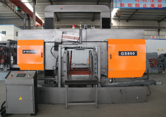 GS800数控龙门带锯床切削能力大